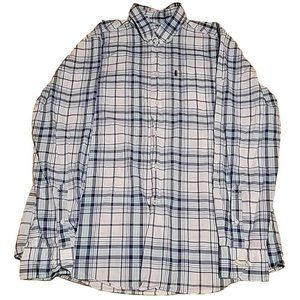 Barbour Christopher Tailored Fit Men's Plaid Long Sleeve Button Up Size Large